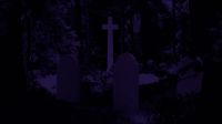 gravestones and a
  cross memorial in a churchyard